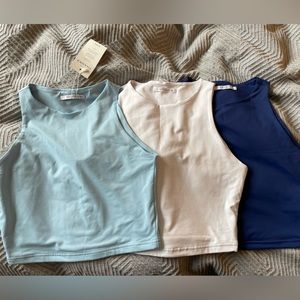Three pack lot Amazon REORIA crop Tops
